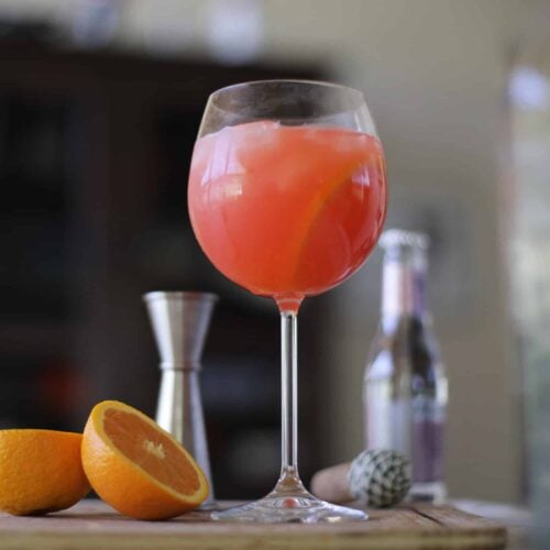 Mezcal Aperol Spritz Cocktail Recipe
