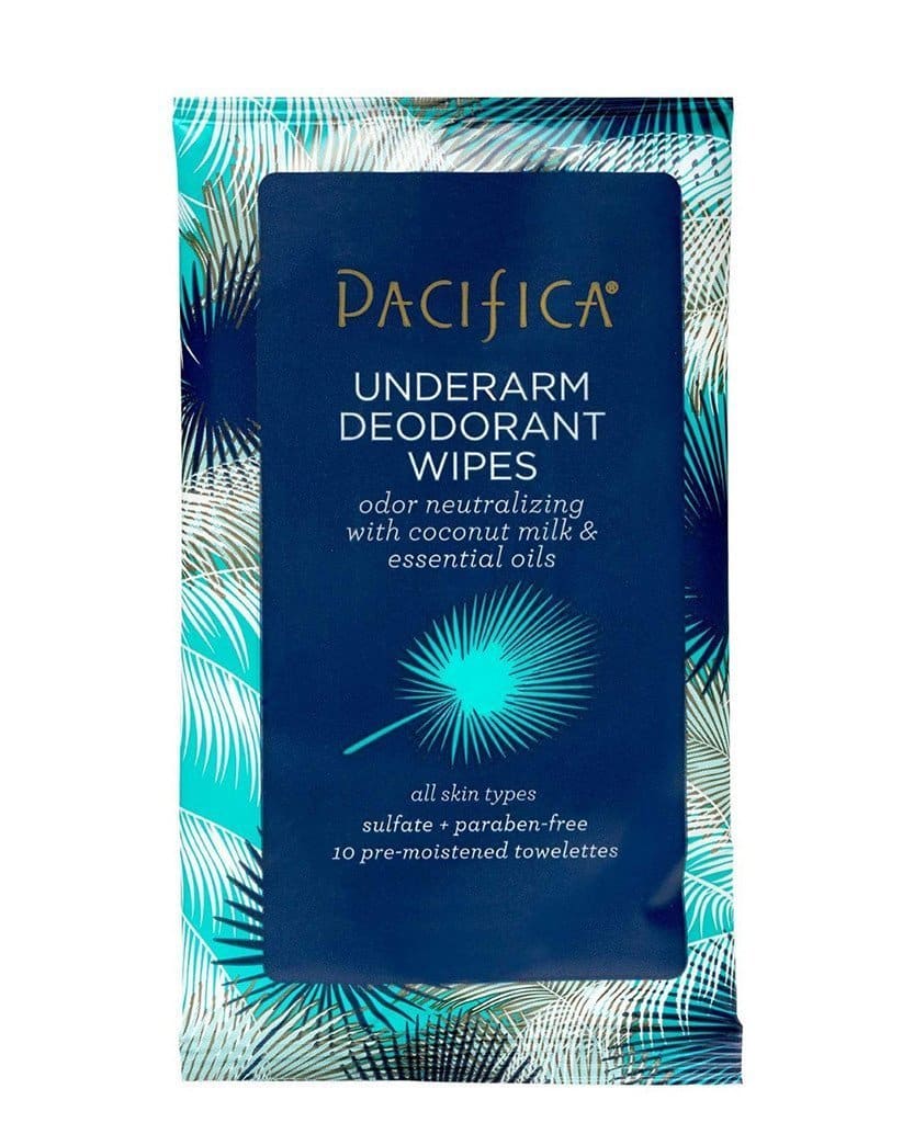 pacifica beauty coconut milk essential oil underarm deodorant wipes