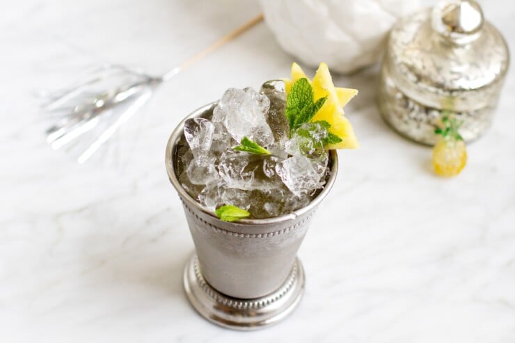 Pineapple Mint Julep Margarita Cocktail Recipe
