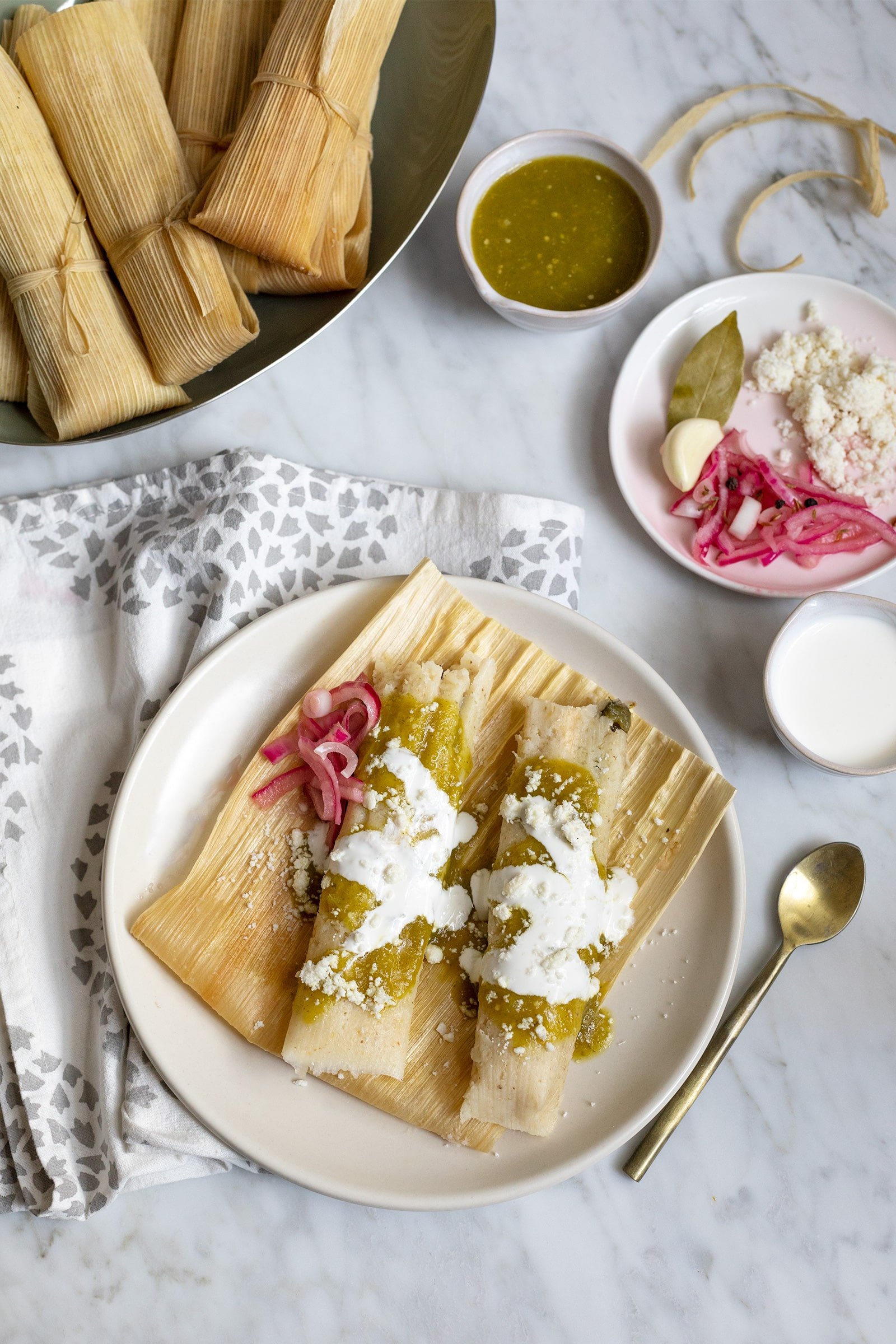 Tamales De Rajas Con Queso} Poblano Chile Rajas Tamales Recipe — Salt &  Wind Travel