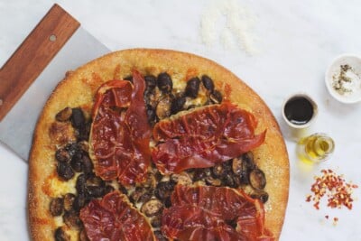Truffled Mushroom Prosciutto Pizza Recipe