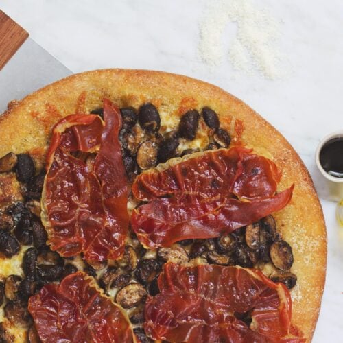 Truffled Mushroom Prosciutto Pizza Recipe