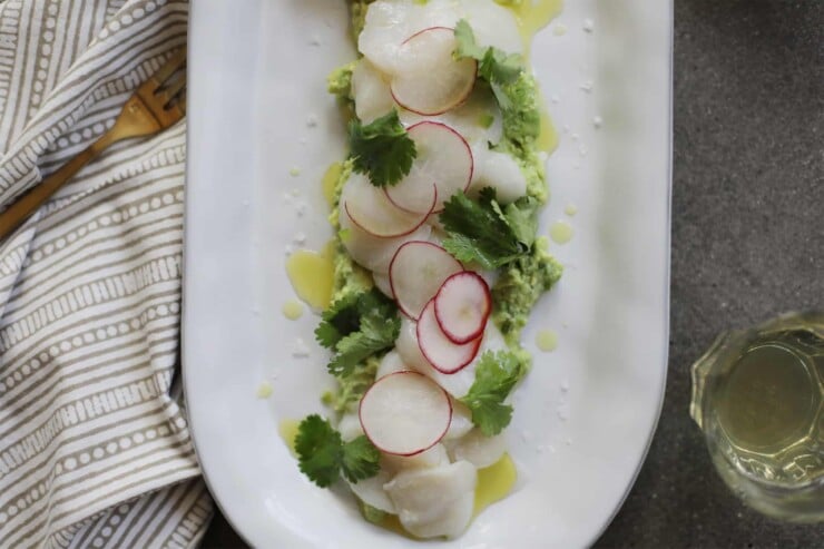 Scallop Crudo With Jalapeño Citrus Sauce Recipe