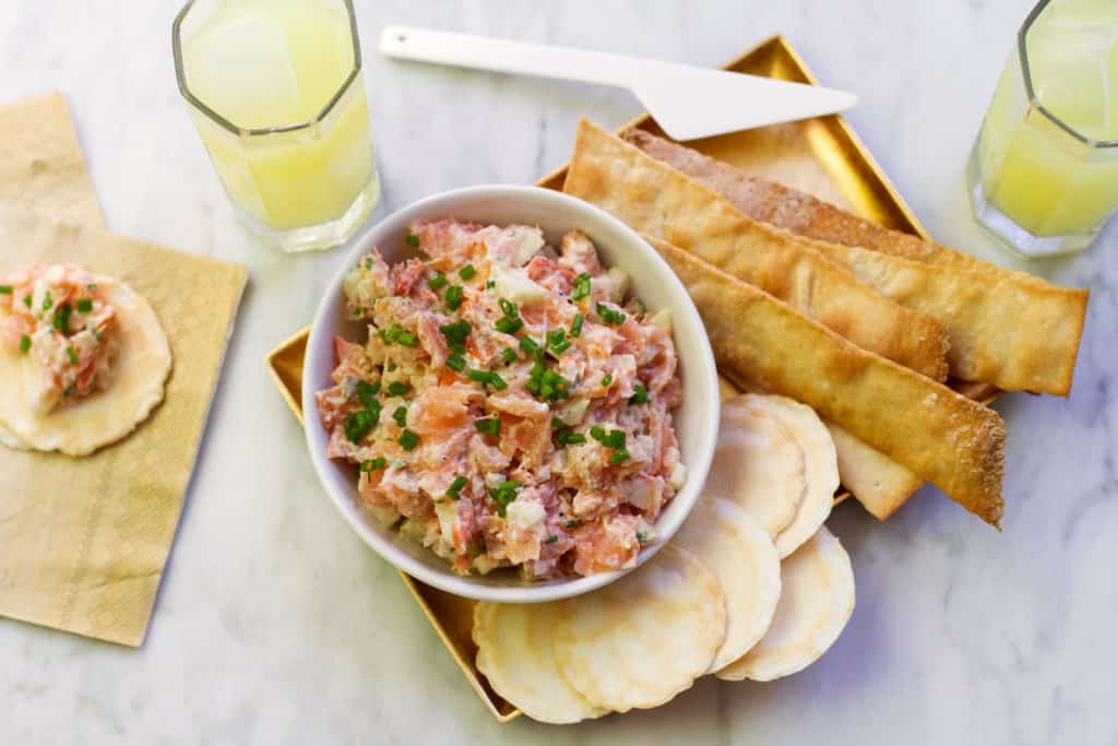 Smoked Salmon Rillettes Appetizer In A Bowl