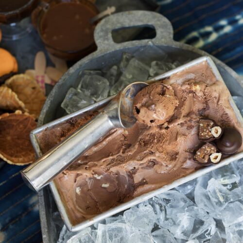 Hazelnut Chocolate Baci Ice Cream Recipe