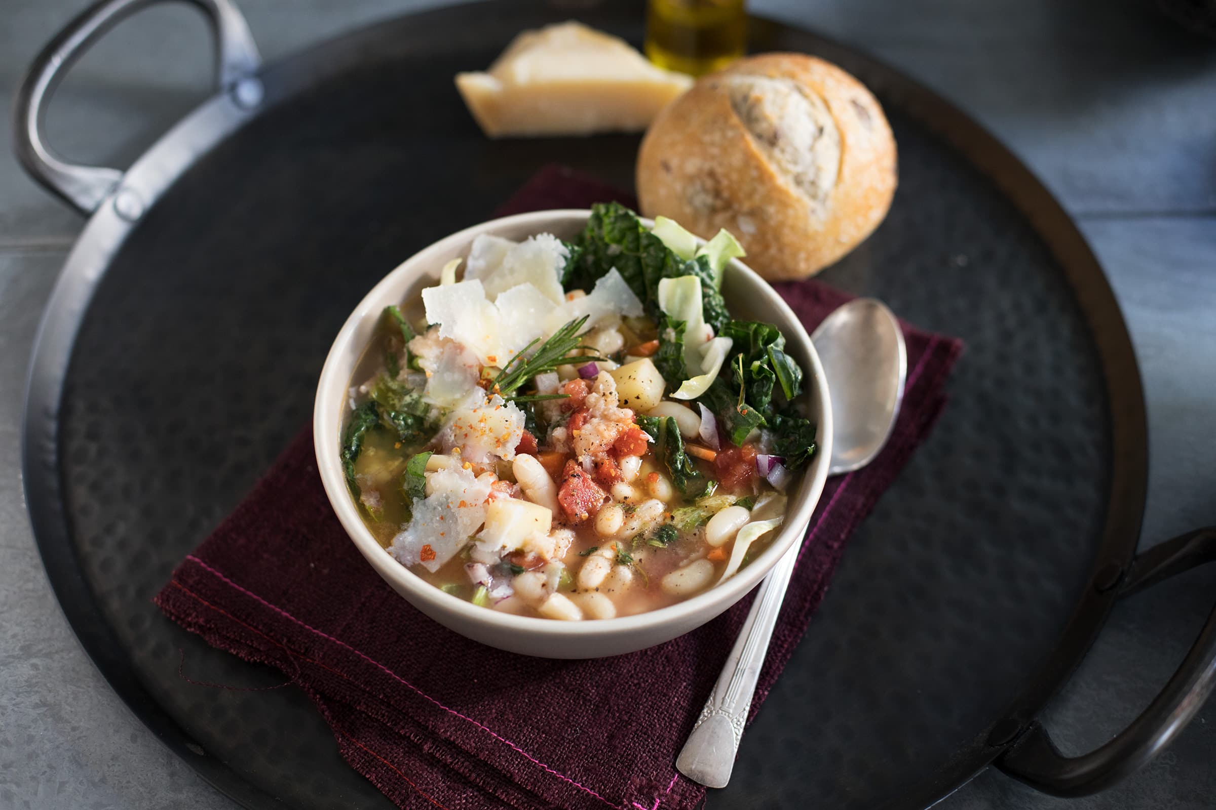 {Ribollita} Rustic Tuscan Bread And Vegetable Soup Recipe — Salt & Wind ...