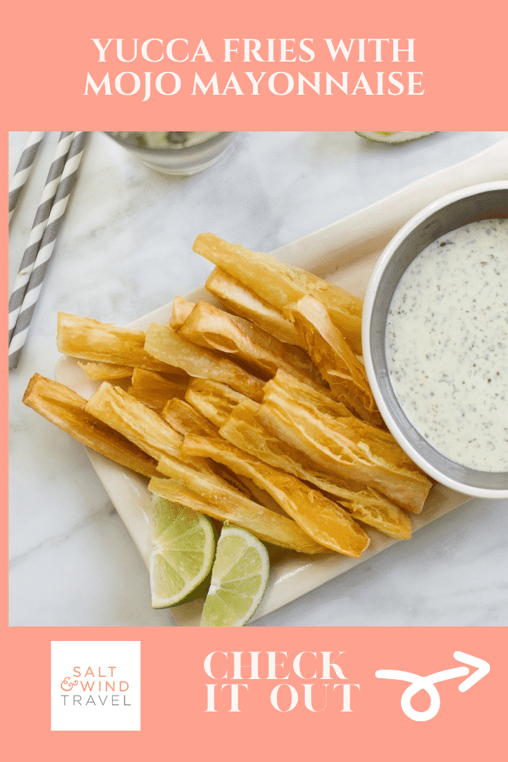 yucca fries in a plate