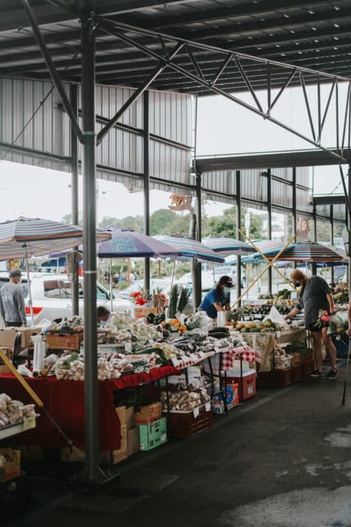 Hilo Farmers Market Stalls