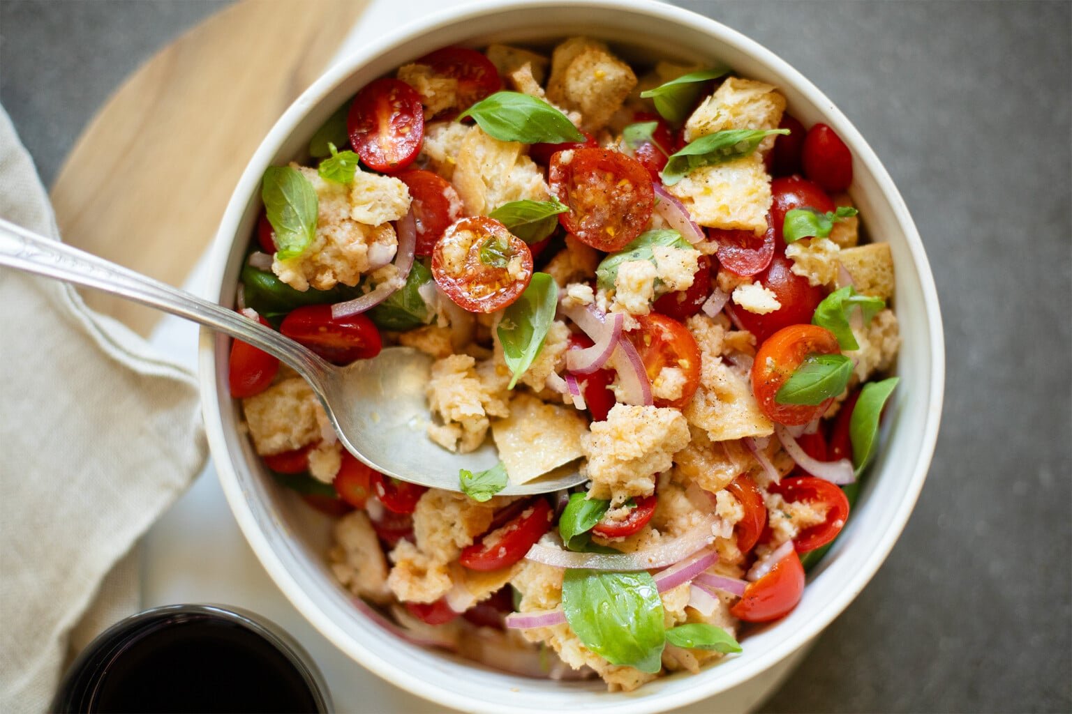Classic Panzanella Salad — Salt &amp; Wind Travel