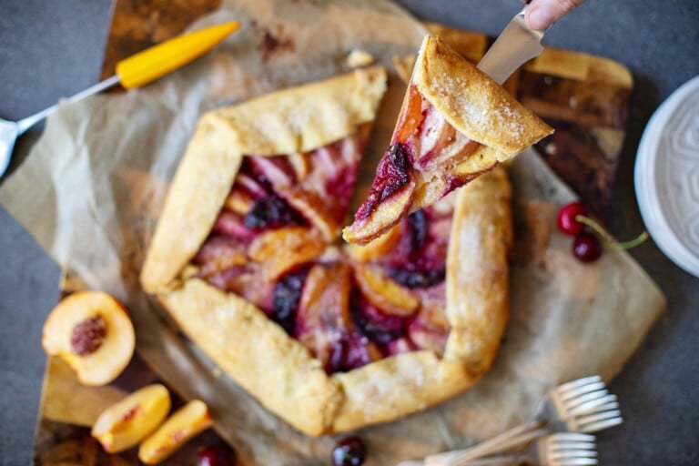 Best Rustic Stone Fruit and Cherry Galette Recipes