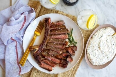 Bone In Ribeye Creamy Horseradish Sauce Recipe