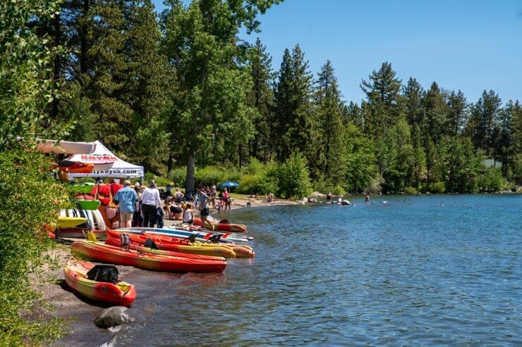 Lake Tahoe kayak